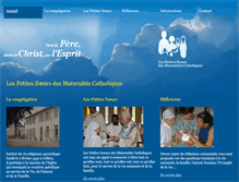 Tablet Screenshot of maternites-catholiques.org